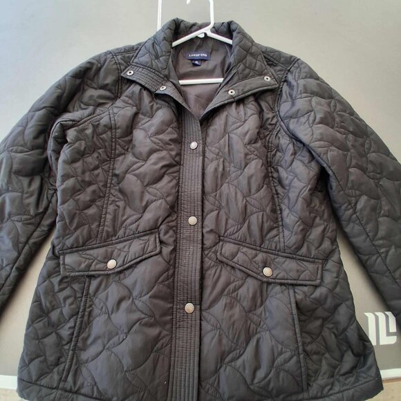 LADIES- QUILTED LANDS END JACKET-SIZE MEDIUM - Picture 1 of 10